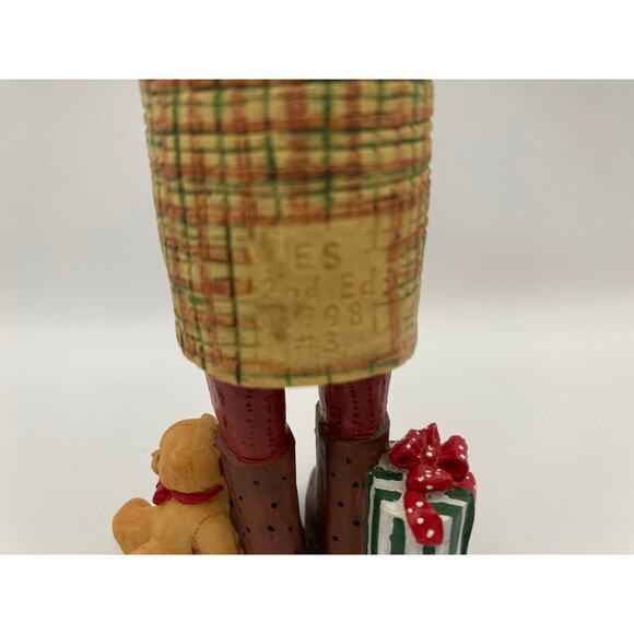 VTG Lang and Wise Classic 1997 Santa's Ribbon Figure 6" by Ellen Stouffer  NIB - Picture 9 of 9